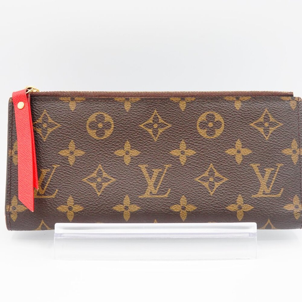 Louis Vuitton Monogram Adele Coquelicot Wallet Re… - image 1